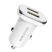 Автомобильное зарядное устройство Borofone BZ12 2USB 2,4A белый