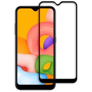 Стекло защитное Full Glue Premium Krutoff для Samsung Galaxy A01