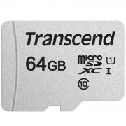 Карта памяти MicroSD 64Gb UHS-I Transcend 300S
