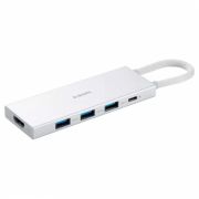 Многофункциональный адаптер Xiaomi 5-in-1 (USB-C, USB 3.0, HDMI 4K, PD100W) (XMDS05YM)