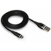 Кабель USB «WALKER» C735, (2 метра), USB-A/MicroUSB, прорезиненный, с металл. разъемом