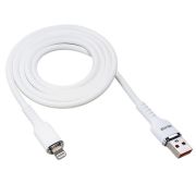 Кабель USB «WALKER» C795, USB-A/Lightning, мягкий силикон, (3.3А)