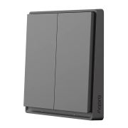Умный выключатель Aqara E1 Zigbee 3.0 (двуклавишный, встраиваемый, с нейтралью)