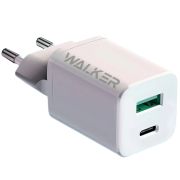 Зарядное устройство WALKER WH-60, 3А, 30Вт, USBx1/Type-Cx1, быстрая зарядка QC 3.0+PD