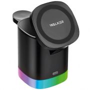 Беспроводное зарядное устройство WALKER WH-55, 18Вт, быстрый заряд Qi, 3в1 (Apple iPhone, Apple Watch, AirPods)