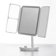 Гримерное раскладное зеркало Jordan Judy Time Digital Display Folding Makeup Mirror (NV536)